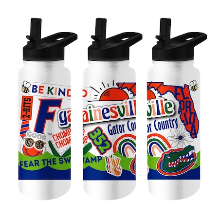 Logo Brands Florida 34oz Native Quencher Bottle 135-S34QB-63